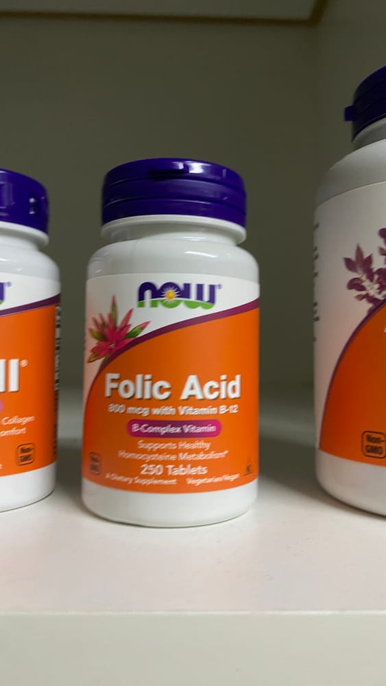 NOW Folic Acid 800MG 250CAPS