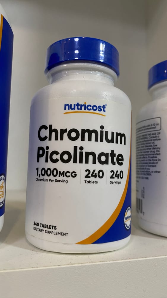 Nutricost Chromium Picolinate 1.000MCG 240CAPS