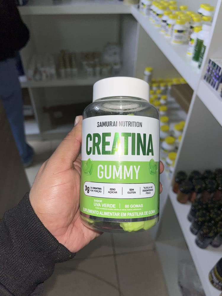 Samurai Nutrition Creatina Gummies 60 UVA Verde