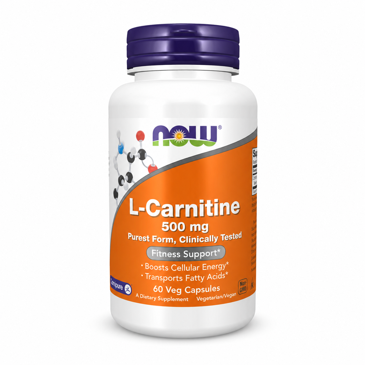 NOW L-carnetine 500MG 60CAPS