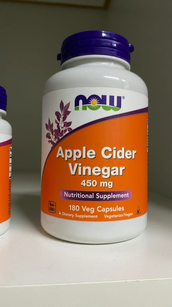 NOW Apple Cider Vinegar 450MG 100CAPS