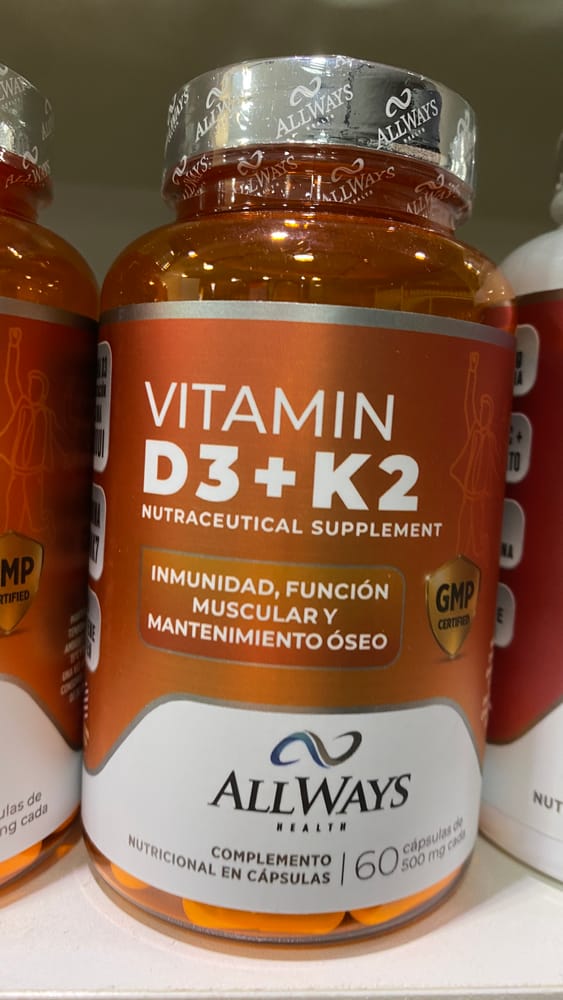Allway Vitamin D3+K2 60CAPS