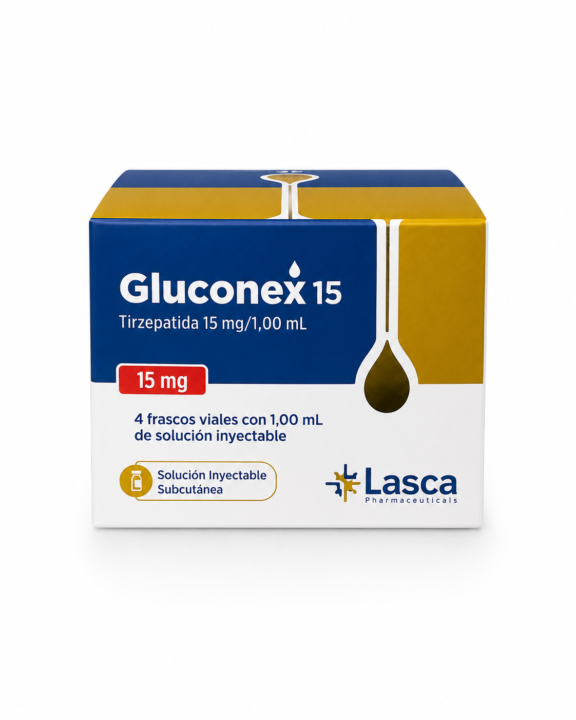 Lasca Gluconex 15MG 4VIAL