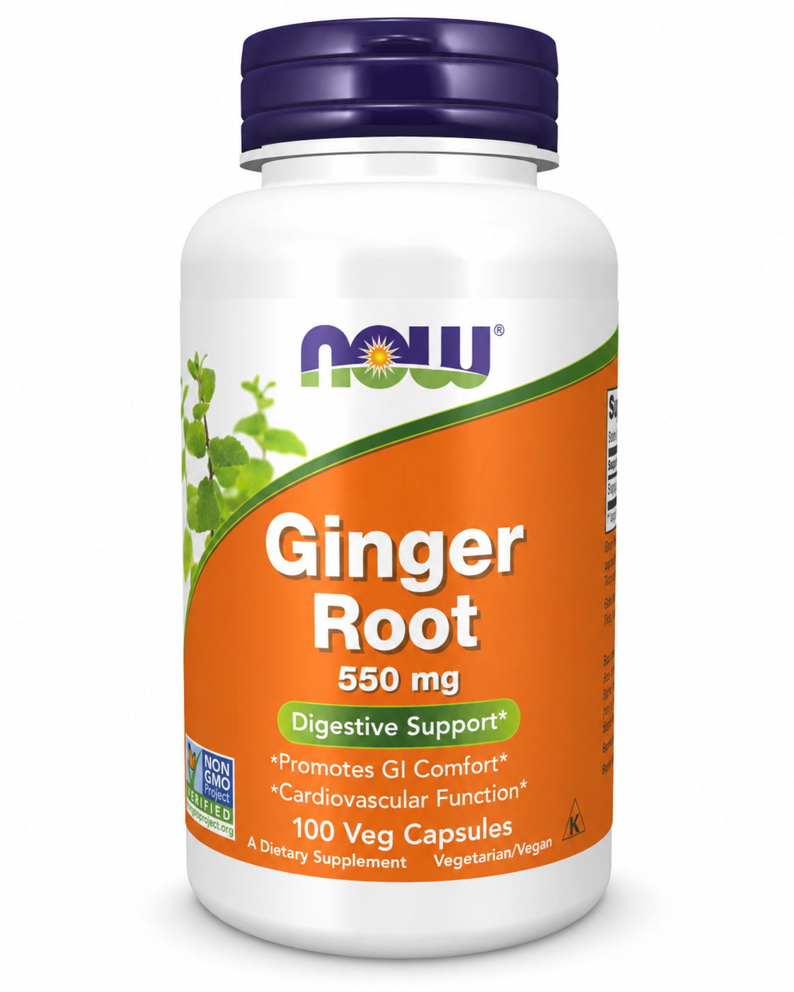 NOW Ginger Root 550MG 100CAPS