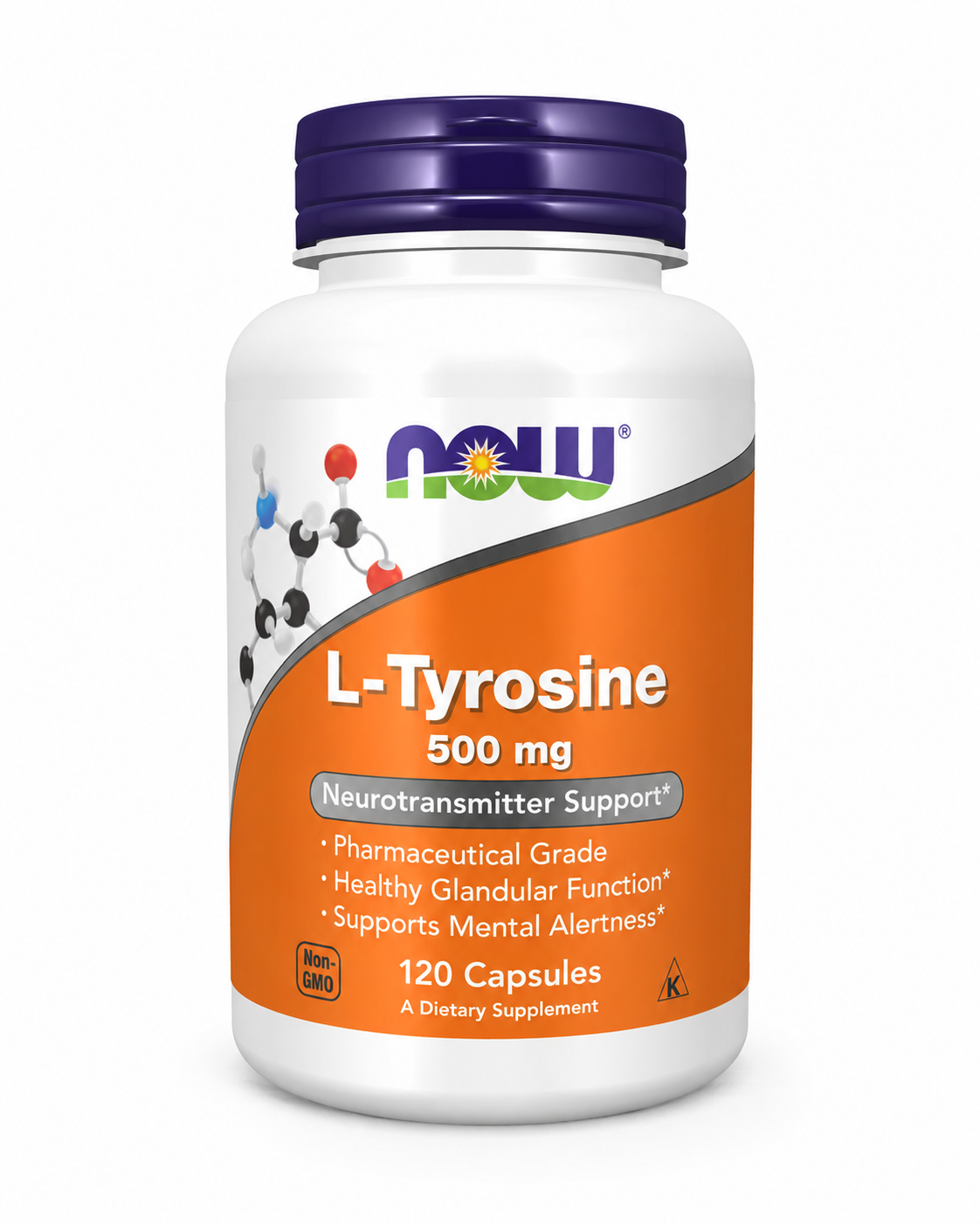 NOW L-tyrosine 500MG 120CAPS