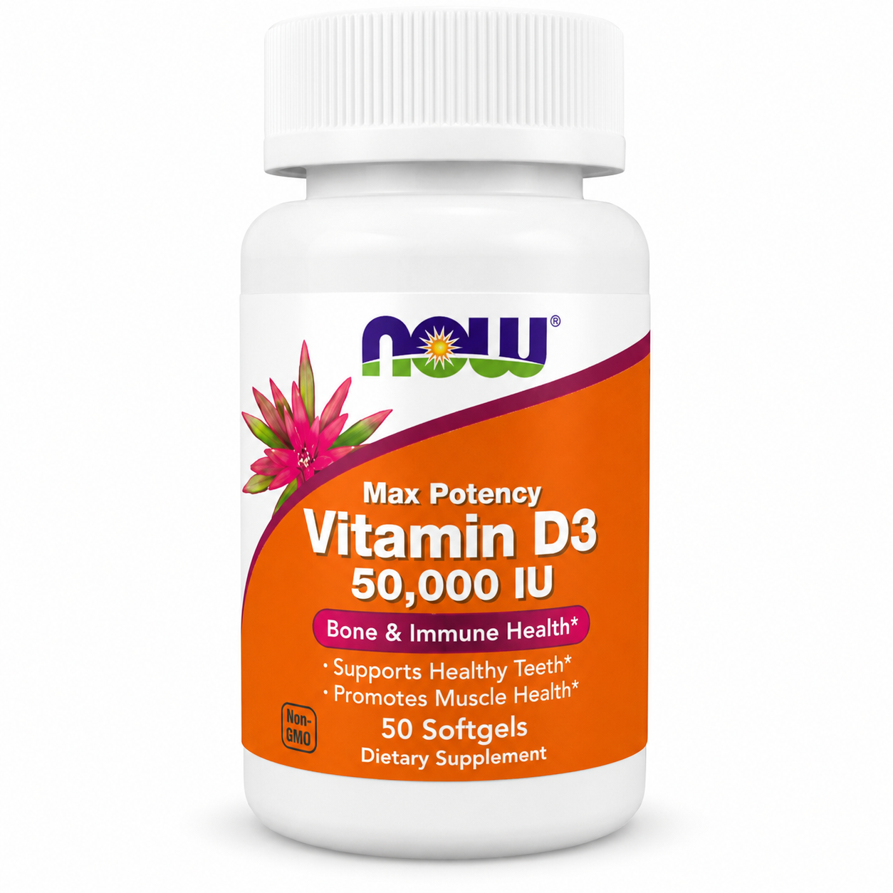 NOW Vitamina D-3 50.000IU 50CAPS