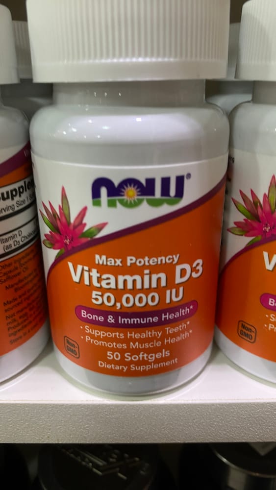 NOW Vitamina D-3 50.000IU 50CAPS