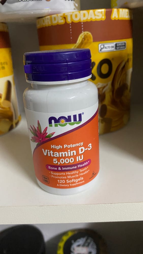 NOW Vitamina D-3 5.000IU 120CAPS