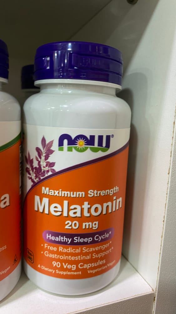 NOW Melatonin 20MG 90CAPS
