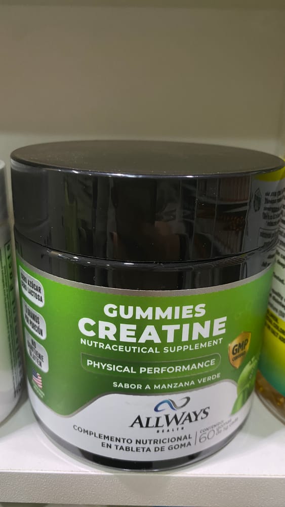 Allways Creatina Gummies 60GOMAS Manzana