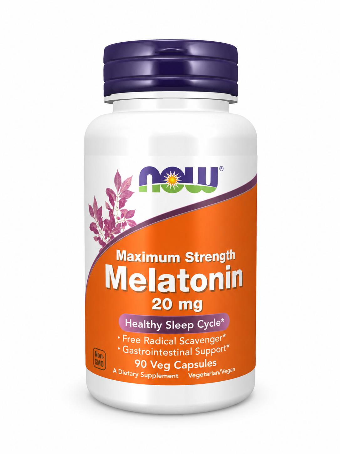 NOW Melatonin 20MG 90CAPS