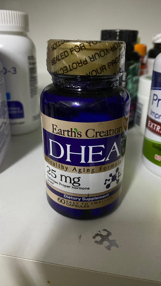 Earths Creation Dhea 25MG 60CAPS
